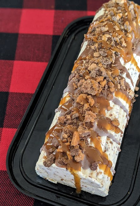 Bûche caramel croquant - Cadet